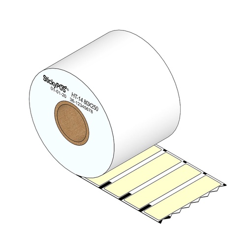 [LA8076TR1ACCBL] Sticky POS Roll -HT-14 80x76